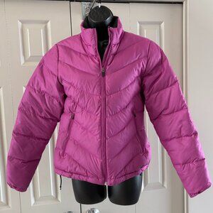 New Balance Pink Down Puffer Jacket - Adjustable waist